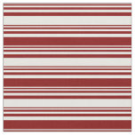 [ Thumbnail: Mint Cream & Maroon Colored Lines/Stripes Pattern Fabric ]