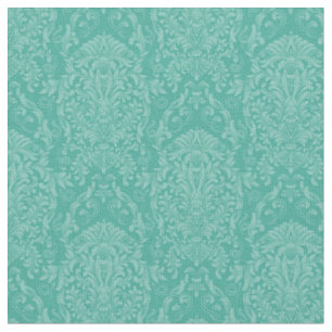 Mint Damask Fabric