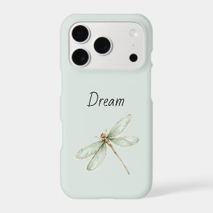 Mint Dream Dragonfly iPhone 17 Pro Case