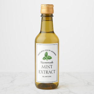 Mint Extract Label