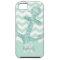 Mint Faux Glitter Anchor Chevron Personalized