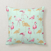 Mint, Flamingo Print.