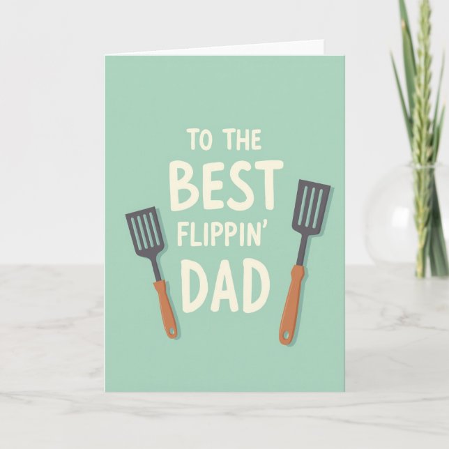 Mint Flippin Fathers Day Card (Front)