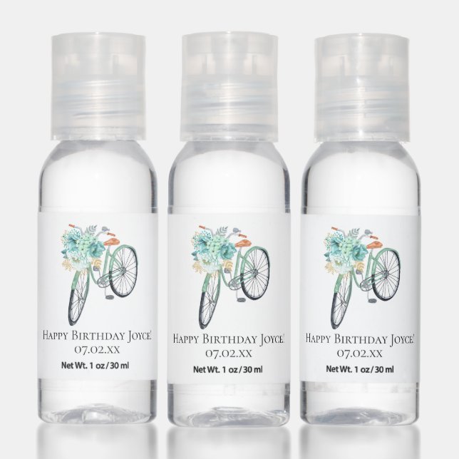 MInt Flowers Mint Bicycle Hand Sanitizer (Set)