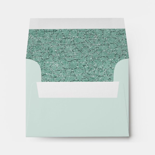 Mint Glam Envelope (Back (Bottom))