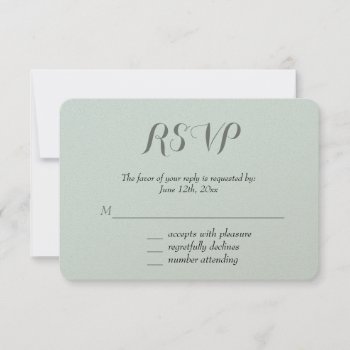 Mint Glam Rsvp by peacefuldreams at Zazzle