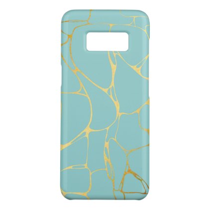 mint,gold,marbled,modern,trendy,chic,beautiful,ele Case-Mate samsung galaxy s8 case