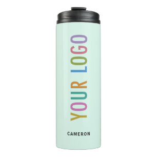 Mint Green 12 oz Tumbler Custom Logo Vacuum Sealed