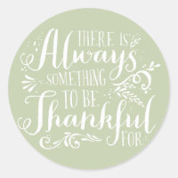 Mint Green Always Thankful Quote Thanksgiving