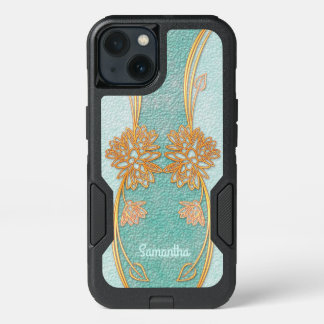 Mint Green and Gold OtterBox Google Pixel XL Case