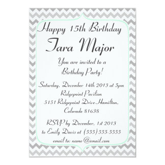 chevron invitations