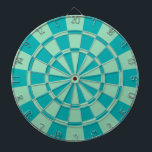 Mint Green And Teal Dart Board<br><div class="desc">Mint Green And Teal Dart Board</div>