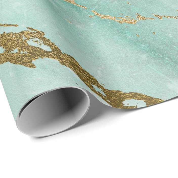 mint green wrapping paper