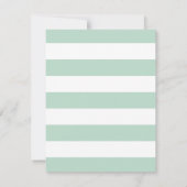 Mint Green Baby Shower Guessing Game (Back)
