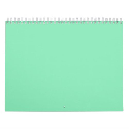 Mint Green Backgrounds on a Calendar