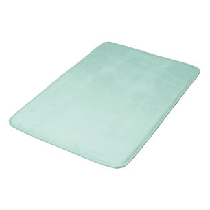 mint green bath mat