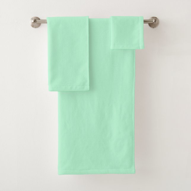 Mint Green Bath Towel Set (Insitu)