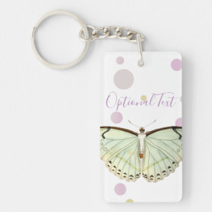 Mint Green Beauty Butterfly Keychain