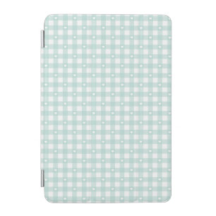Mint Green Checks iPad Mini Cover