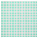 Mint Green Classic Gingham Checked Pattern Fabric