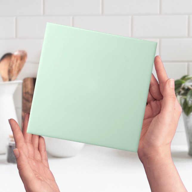Mint Green Color Tile (mint green solid color plain tiles)