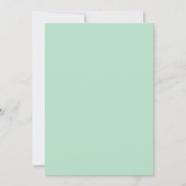 Mint Green Custom Card Template (Front)