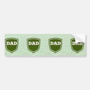 Mint Green Dad  Plaque Bumper Sticker