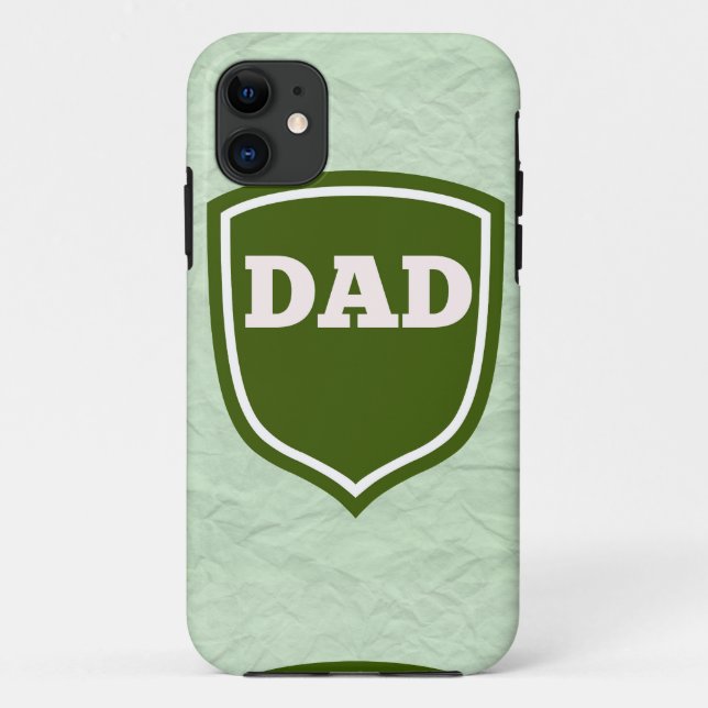 Mint Green Dad  Plaque Case-Mate iPhone Case (Back)