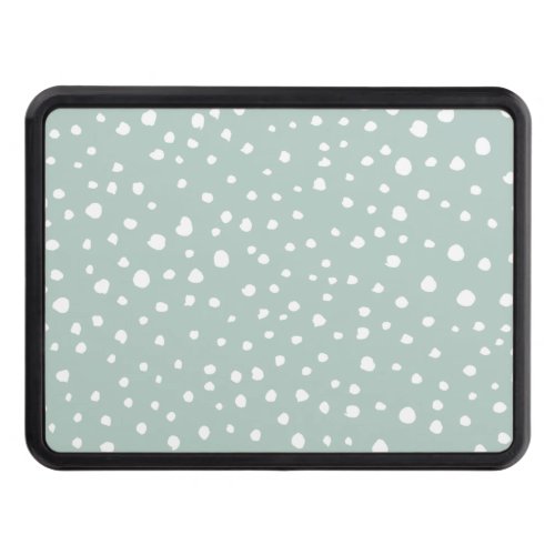 Mint Green Dalmatian Spots Dalmatian Dots Dotted Hitch Cover