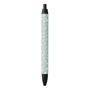 Mint Green Dalmatian Spots, Dalmatian Dots, Dotted Pen