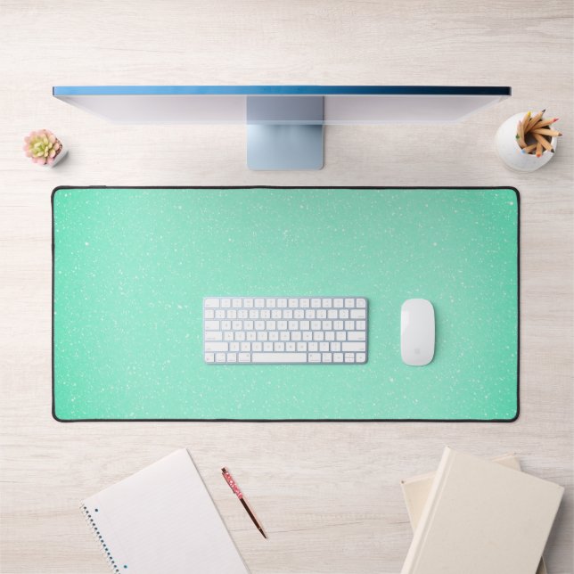 Mint Green Desk Mat - Custom Large Mouse Pad (Office 1)