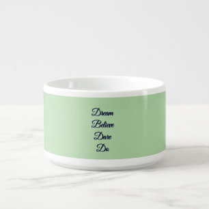 Mint Green Dinner Bowl - Motivational Gift