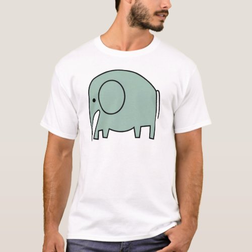 MINT GREEN ELEPHANTS T_Shirt