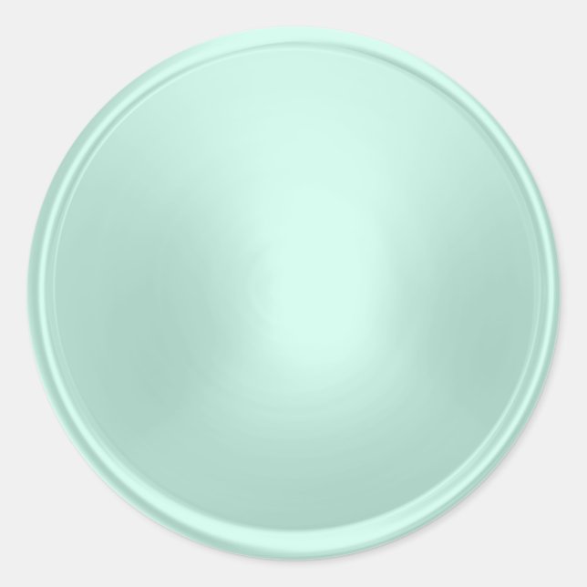Mint Green Envelope Seal (Front)