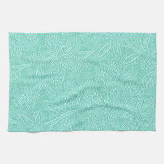 Mint Green Floral Towel