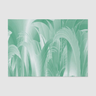 Mint Green Foliage Tissue Paper