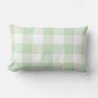 Mint Green Gingham Pattern Checkered