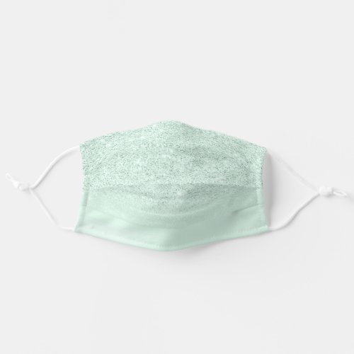 Mint Green Glitter Effect Girly Unicorn Covid_19 Adult Cloth Face Mask