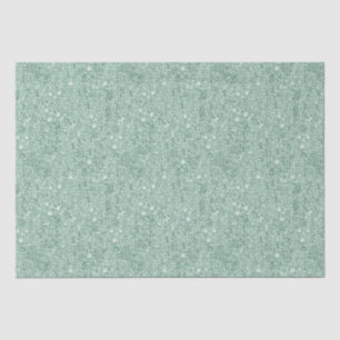 Mint Green Glitter Sequin Decoration Christmas Tissue Paper