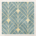 Mint Green,gold,Art Deco pattern,vintage,retro ,Me Glass Coaster<br><div class="desc">Mint Green, gold, Art Deco pattern, vintage, retro , Metallic shiny art deco fan patternArt Deco,  beautiful,  vintage pattern, elegant, chic, retro pattern, gold, golden, fan pattern, art nouveau, pattern, metallic vintage pattern, classy, classic, trending, luxe pattern, shiney pattern, decorative, modern pattern, upscale, digital</div>