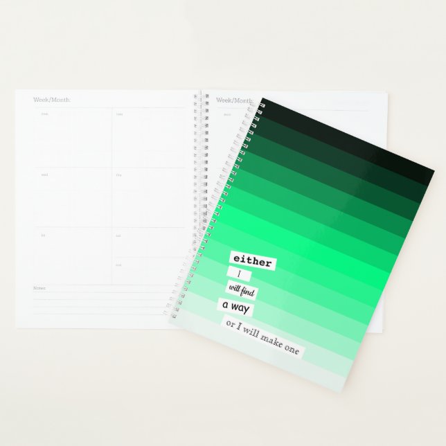 Mint Green Gradient Day Planner (Display)