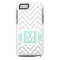 MINT GREEN, GRAY CHEVRON PATTERN PERSONALIZED