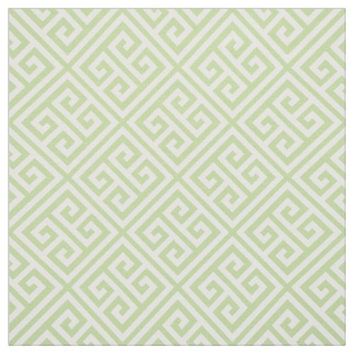 Mint Green Greek Key Fabric