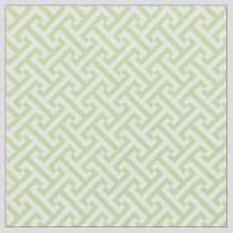 Mint Green Greek Key Pattern Fabric
