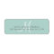 Mint Green, Grey Monogram for Weddings