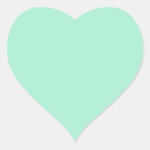 2 x Heart Stickers 15 cm Lime Green Colour Block  #45566 