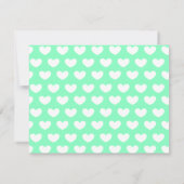 Mint Green Hearts (Back)