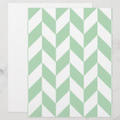 Mint Green Herringbone (Front/Back)