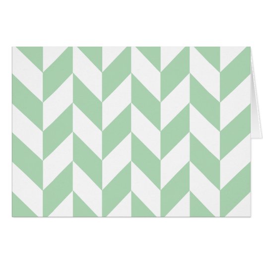 Mint Green Herringbone (Front Horizontal)