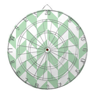 Mint Green Herringbone Dartboard